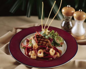 photo of steak & shrimp dinner